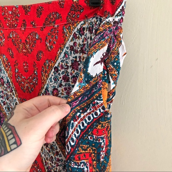 Boho Print Maxi Skirt w/ Pockets! - Picture 6 of 10